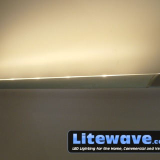 Aluminium LED Profile - For surface mounting under cabinets